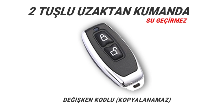 2 Tuşlu Uzaktan Kumanda