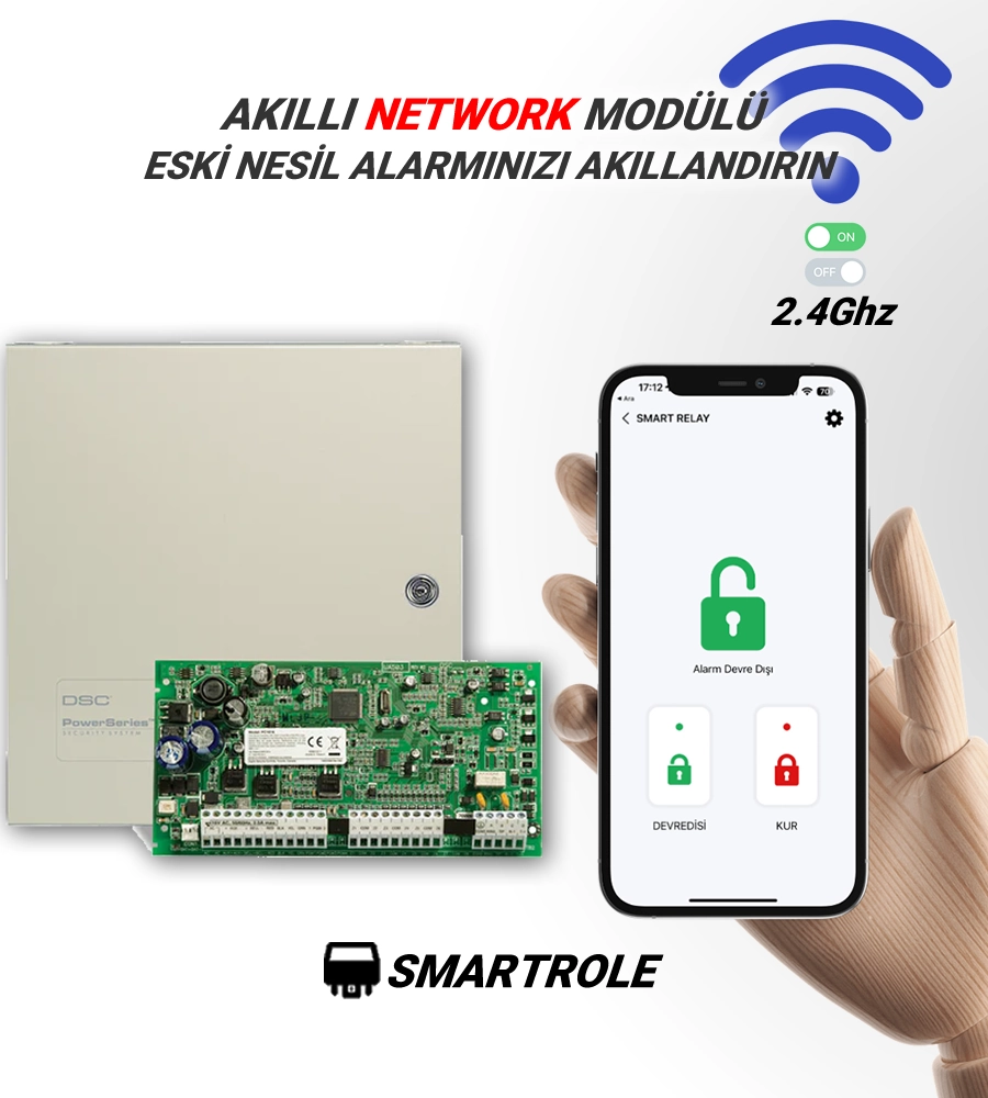 delsa akıllı alarm modulü mobil uygulamali Alarm İnternet Modülü