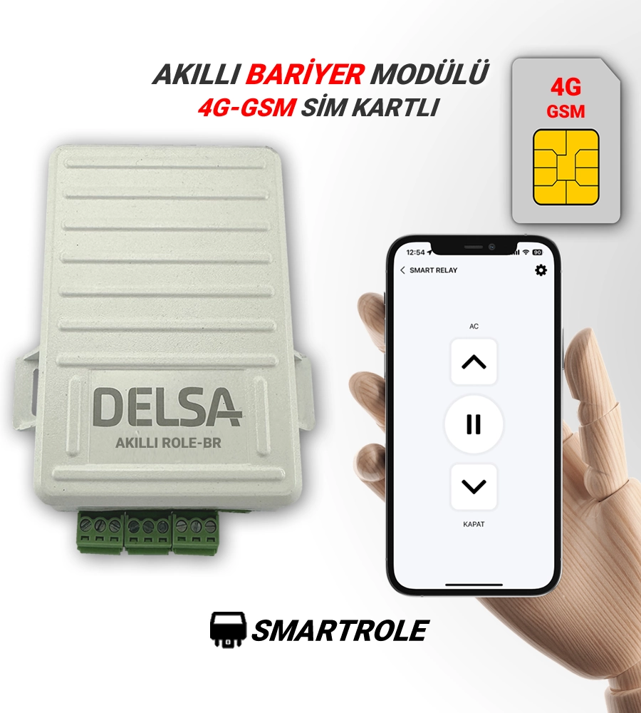 delsa br-gsm sim kartlı bariyer modulu GSM Sim Kartlı Bariyer Modülü