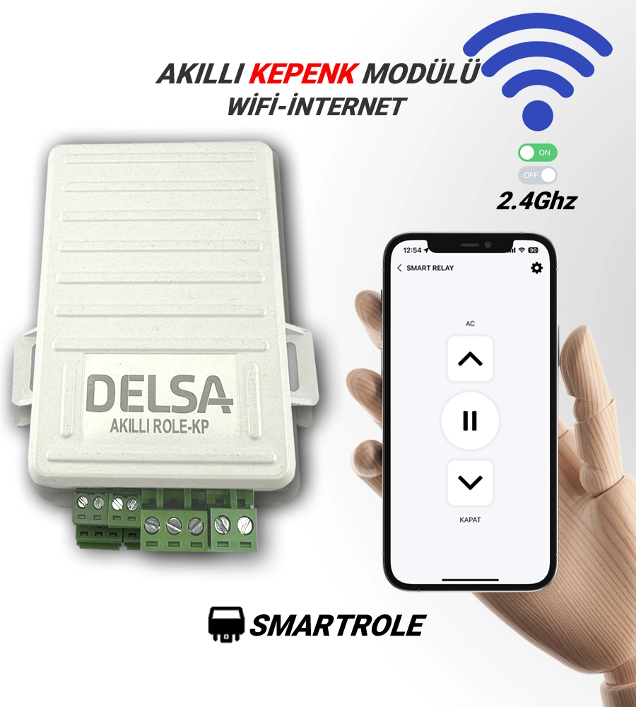 delsa KP akıllı WİFİ Kepenk Alıcı Modülü Akıllı Kepenk Alıcı Modülü