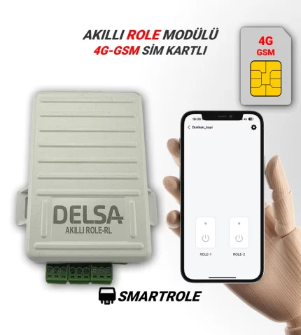 Akıllı Çift Kanal GSM 4G Sim Kartlı Role