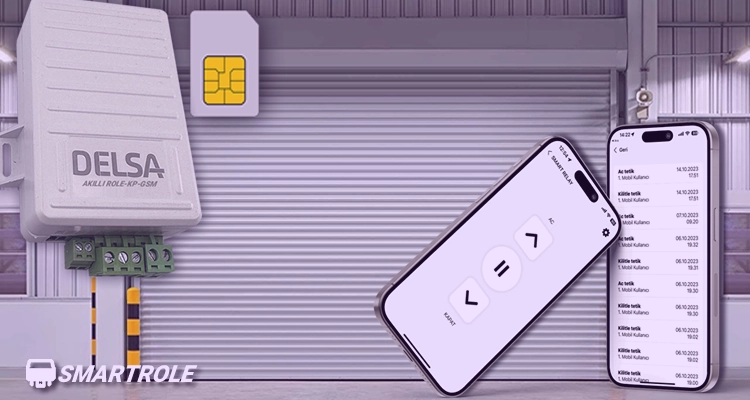 Sim Kartlı Otomatik Kepenk Modülü