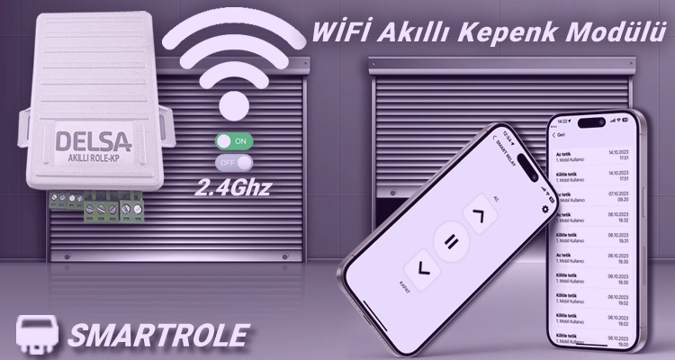 Akıllı WİFİ Kepenk Modülü