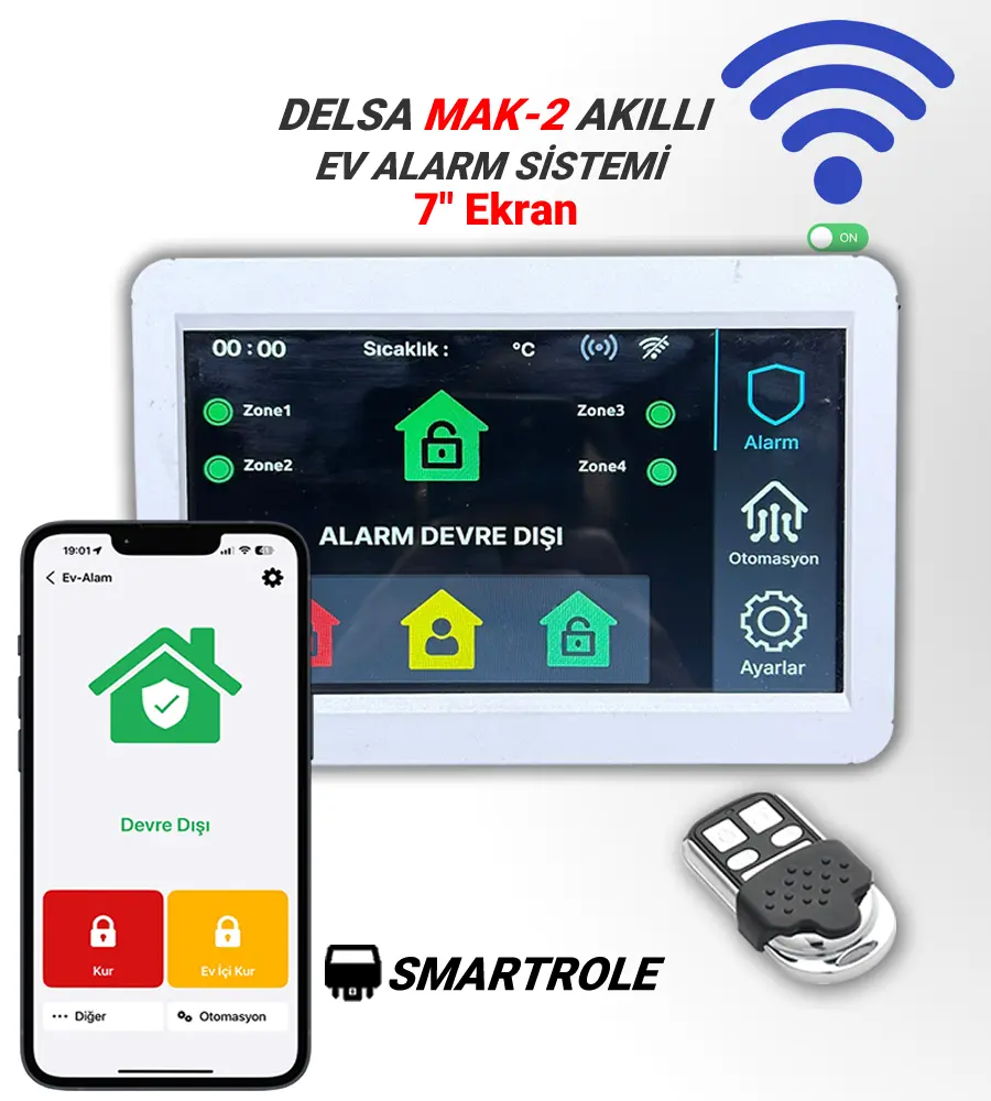 Delsa Mak-2 Akıllı Ev Alarmı Delsa Akıllı Ev Alarmı Mak-2