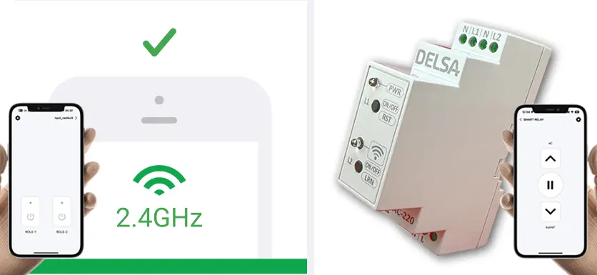 Delsa STR ray tipi akıllı role alaıcısı